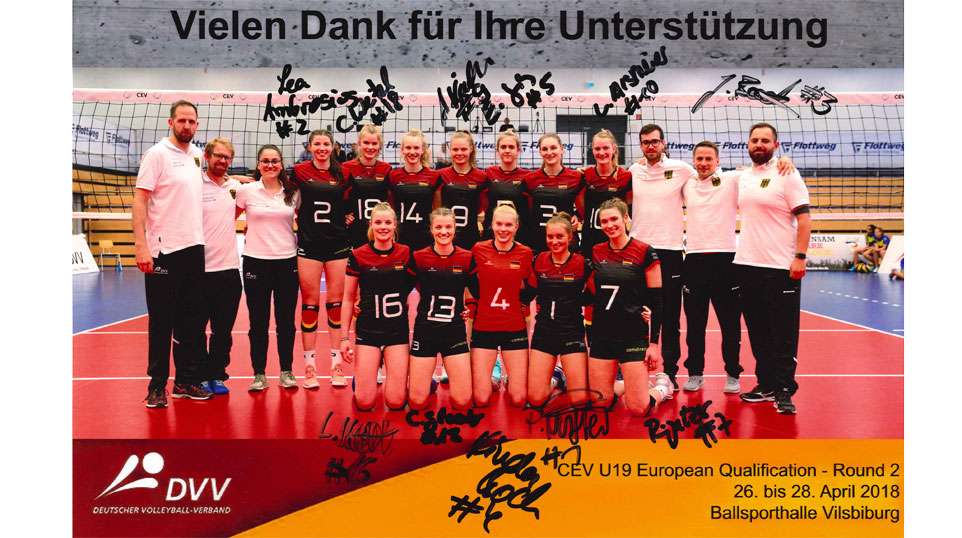Haas Fertigbau unterstützt Nationalteam der deutschen U19 Volleyball-Damen